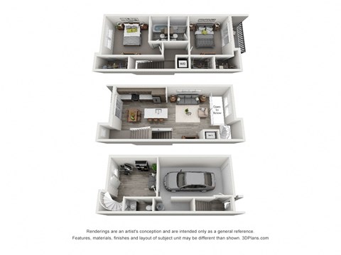 Bell at Broken Sound_B3D Floor Plan